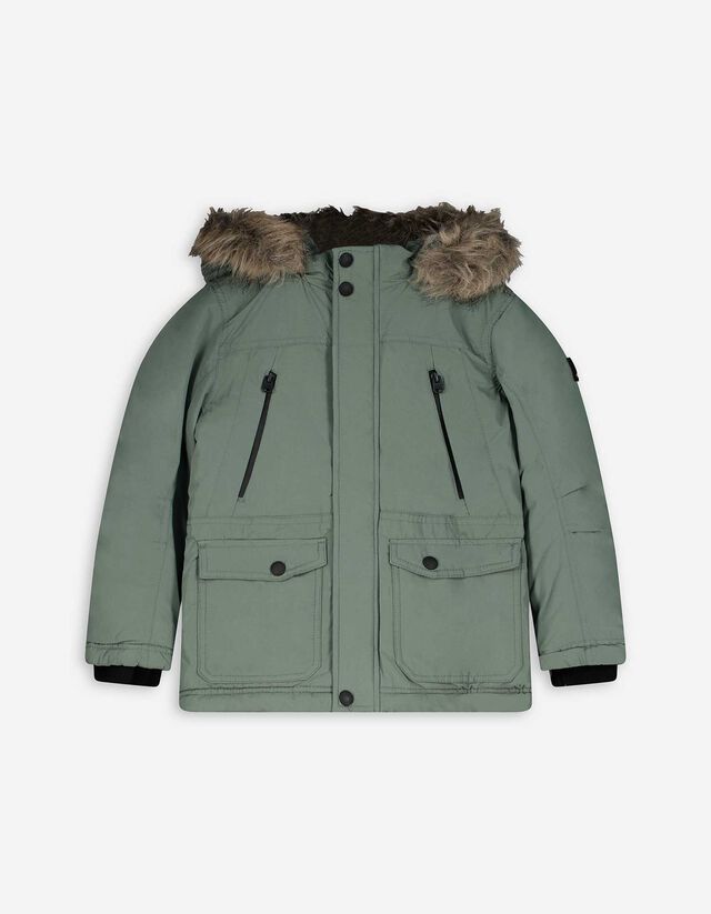 Parka - Vízlepergető - sötétzöld