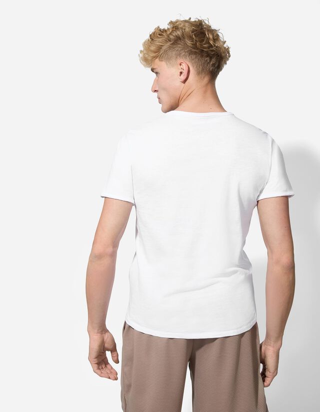 Póló - Póló nyakkivágása - sötétzöld