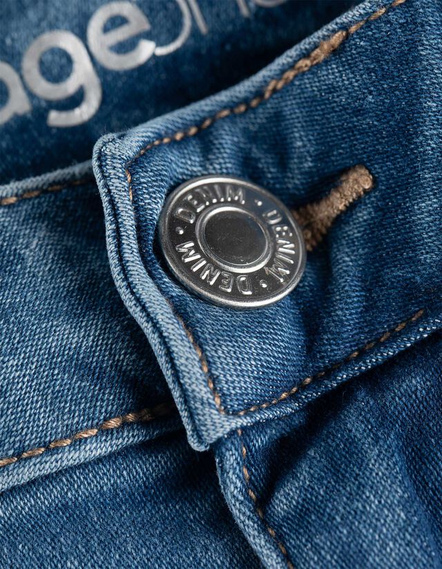 Farmernadrág - Szélesített szabás - sotetkek