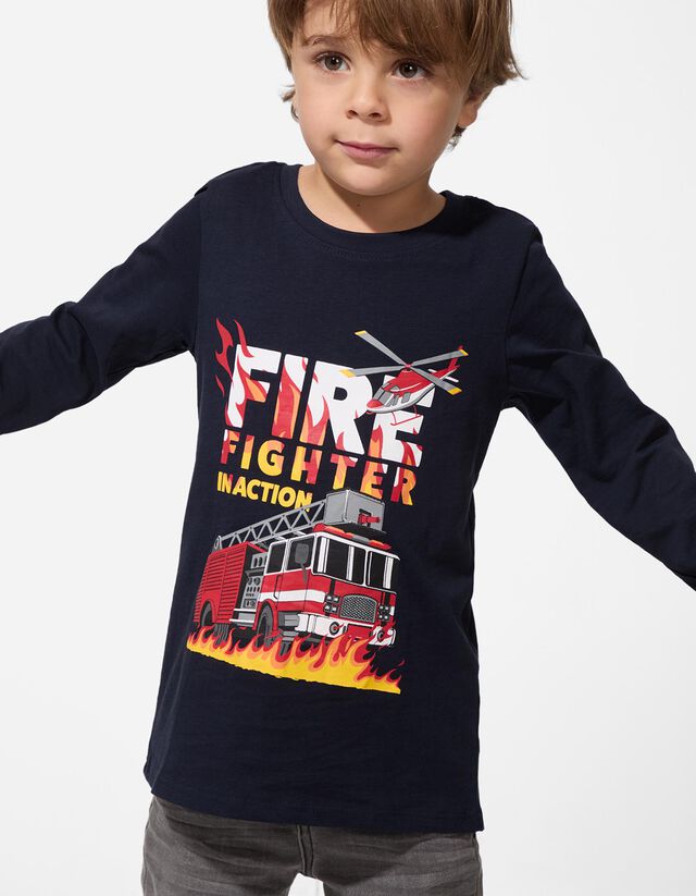 Hosszú ujjú felső - Pamut - bézs