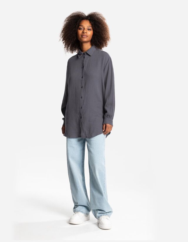 Blúz - Muszlin - vilagos zold