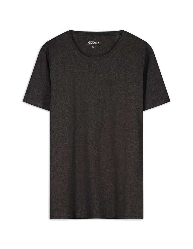 Póló - Melírozott - fekete