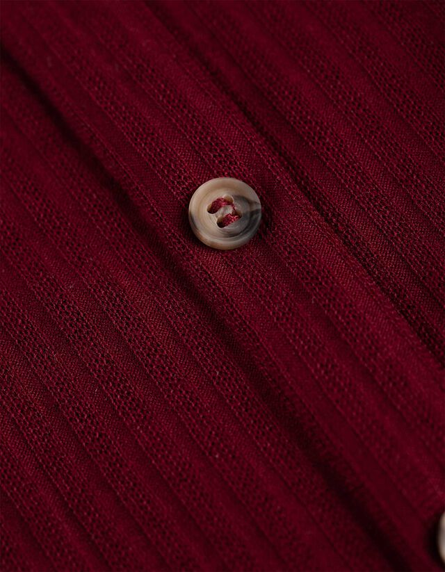 Ujjatlan felső - Viszkózkeverék - mélyvörös