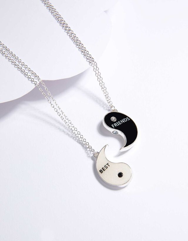 Nyaklánc - 2 db-os csomag - fekete