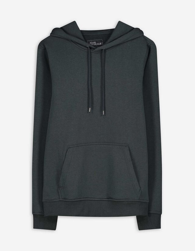 Kapucnis felső - Pamut keverék - sotetkek