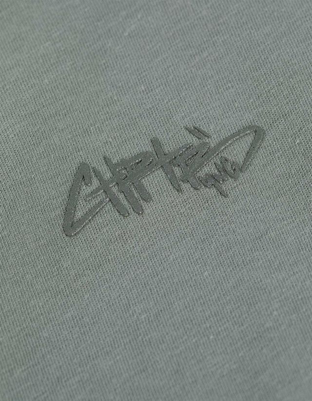 Póló - Nyomott minta - vilagos zold