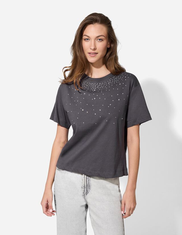 Póló - Alkalmazás - sötétszürke