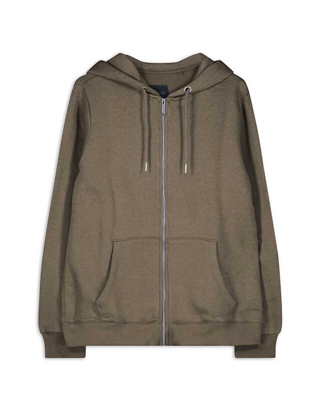 Cipzáros melegítőfelső - Zsinóros kapucni - sotetkek