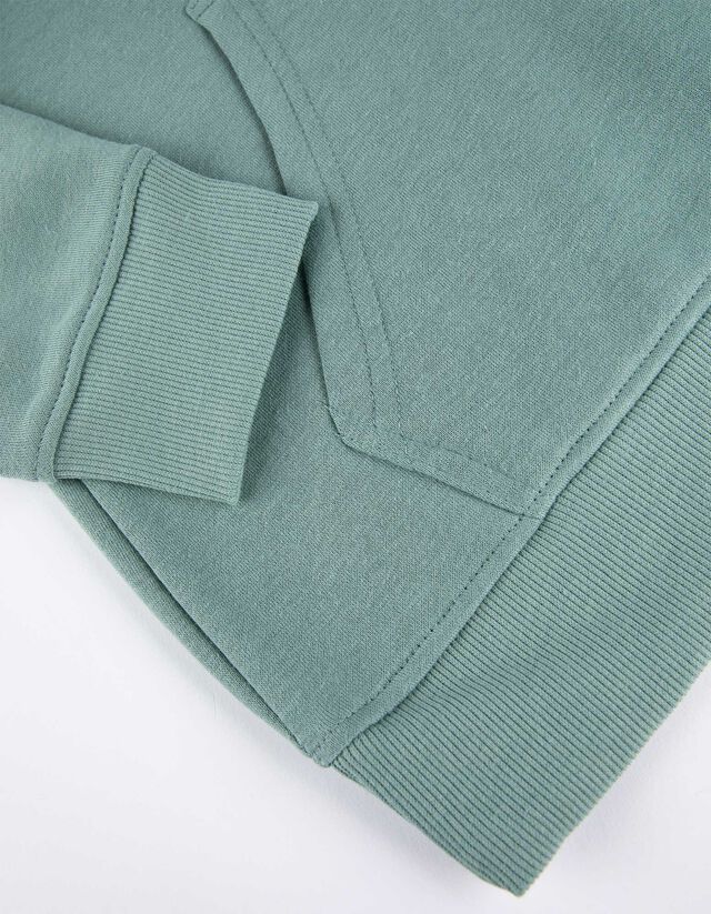 Kapucnis felső - Pamut keverék - sotetkek