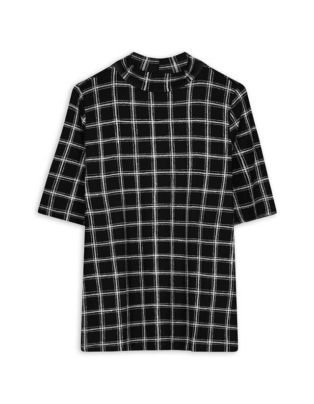 Felső - Viszkózkeverék - fekete