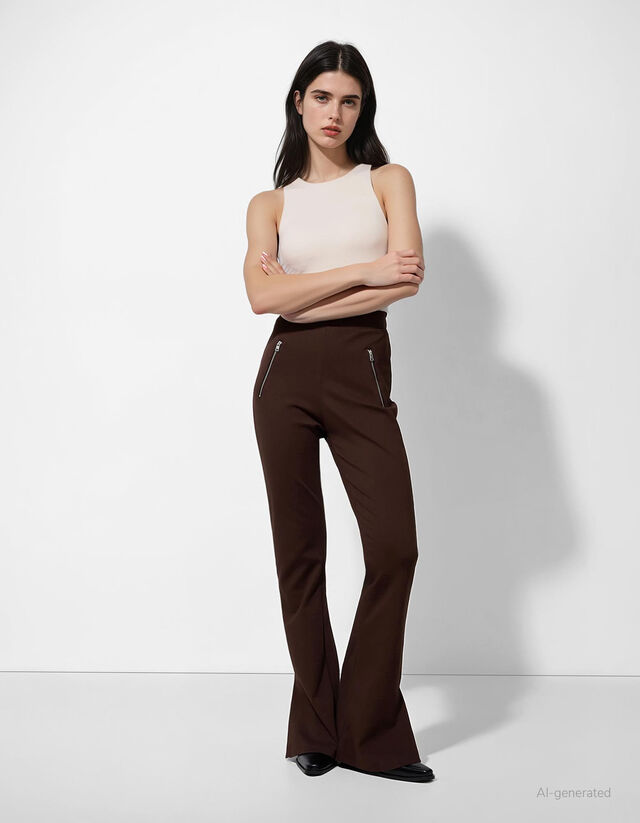 Nadrág - Szélesített szabás - sotetkek