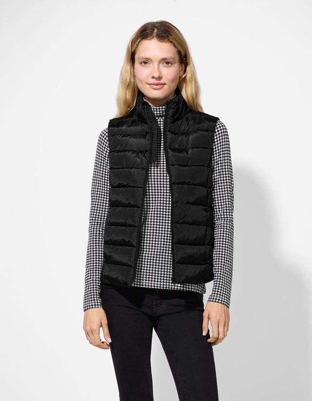 Steppelt mellény - Egyszínű - világos barna