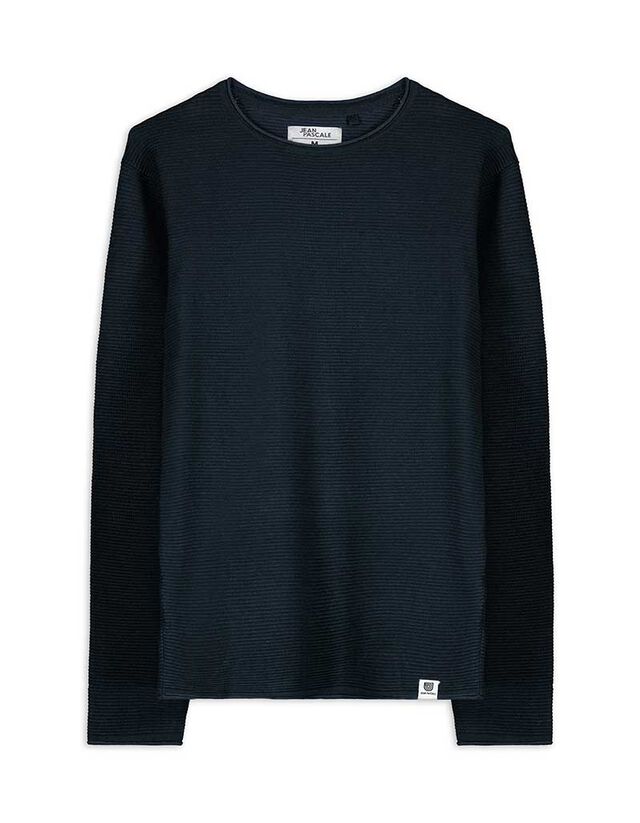 Pulóver - Kerek nyakkivágás - világos barna