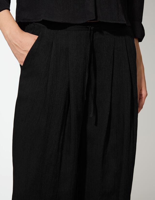 Nadrág - Széles szárú - világos barna