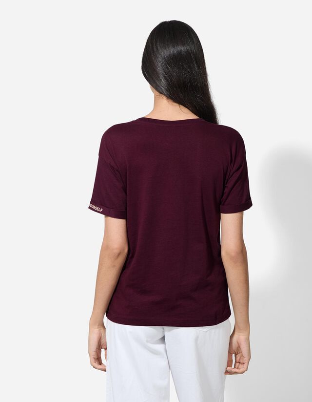 Póló - Hímzésekkel - fekete