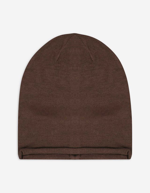 Fejre simuló sapka - Egyszínű - barna