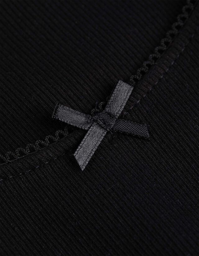 Felső - Masnis rátéttel - feher