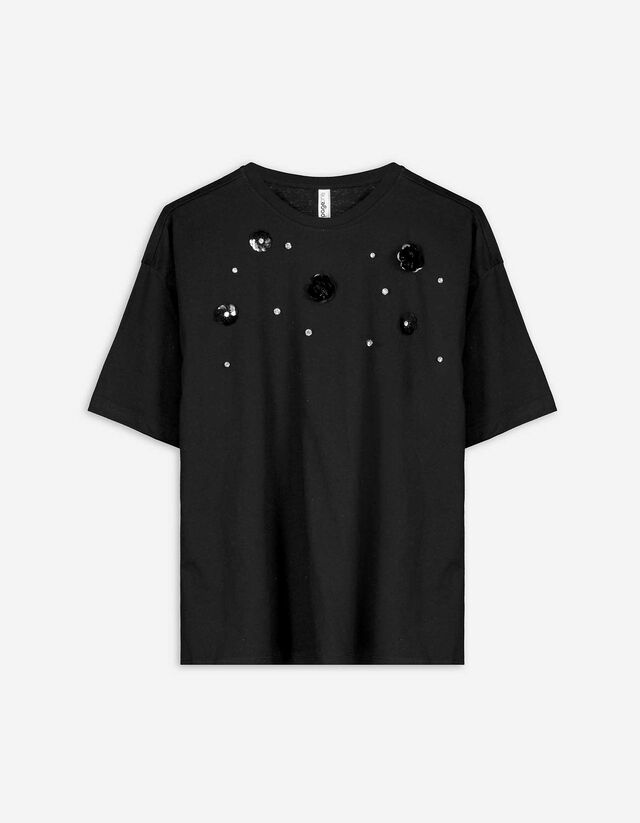 Póló - Strasszokkal - feher