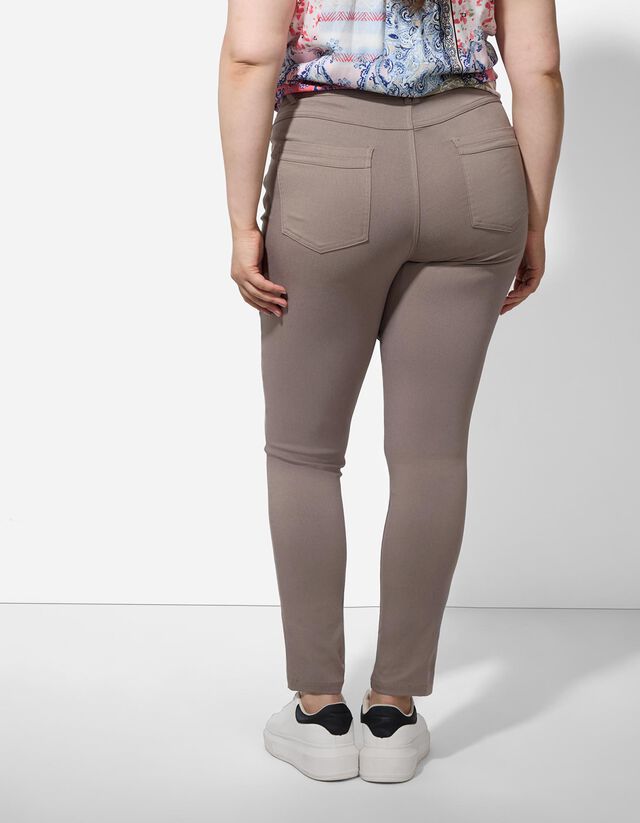 Jegging - Viszkózkeverék - barna