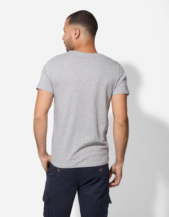 Póló - Kerek nyakkivágás - mélyvörös