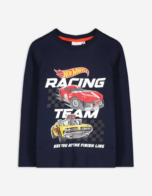 Hosszú ujjú felső - Hot Wheels - sotetkek