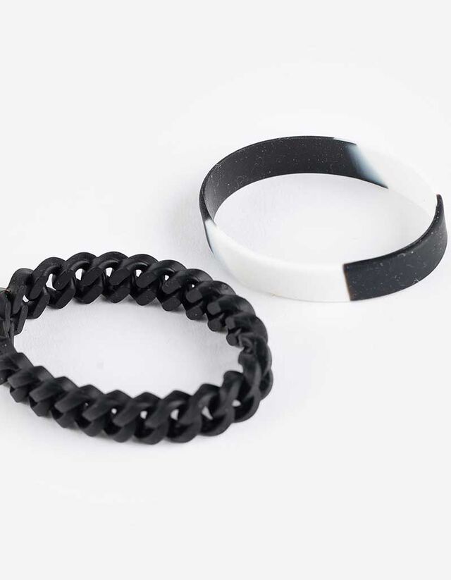 Karkötő - 2 db-os csomag - fekete