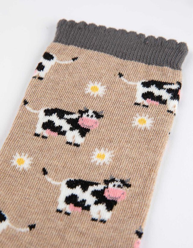 Zokni - Elszórt mintás - kék