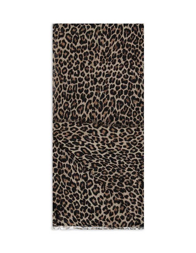 Kendő - Zebra minta - feher