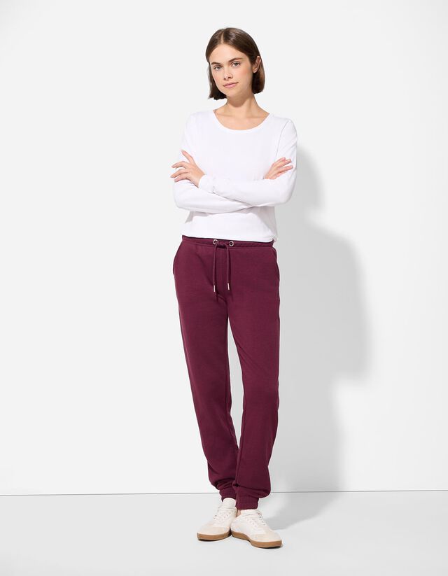 Szabadidőnadrág - Zsinóros - rozsaszin