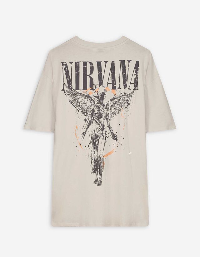 Póló - Nirvana - bézs
