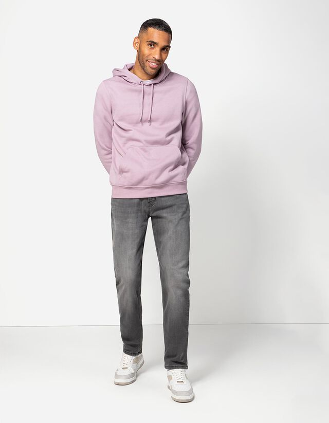 Kapucnis felső - Pamut keverék - sotetkek