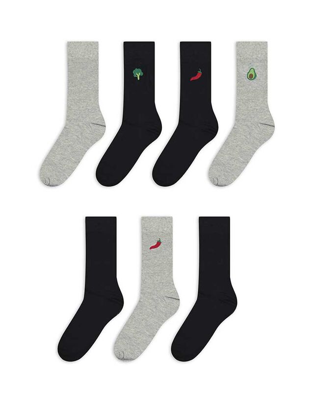 Zokni - 7 db-os csomag