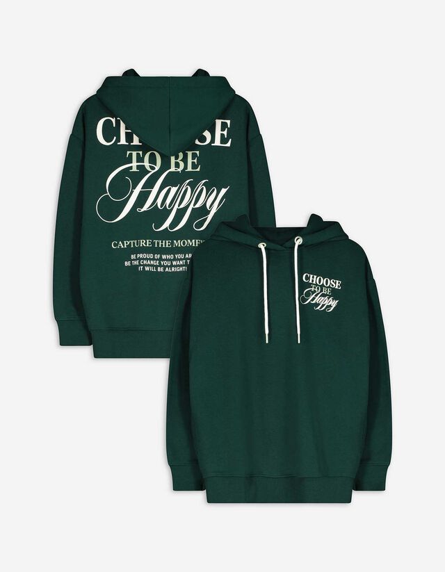 Kapucnis felső - Kapucni - zöld