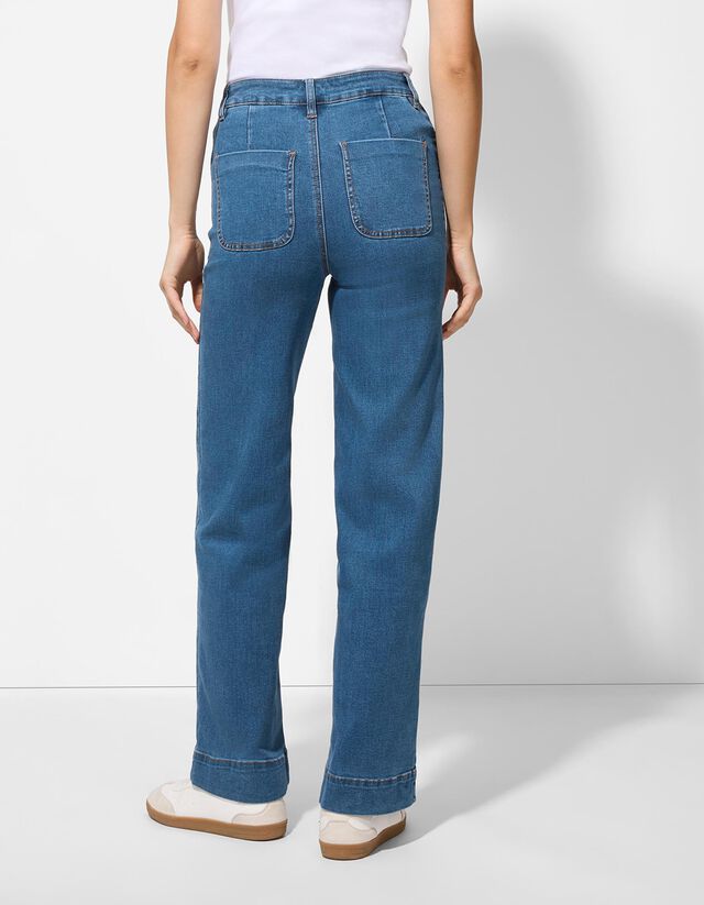 Farmernadrág - Széles fazon - kék