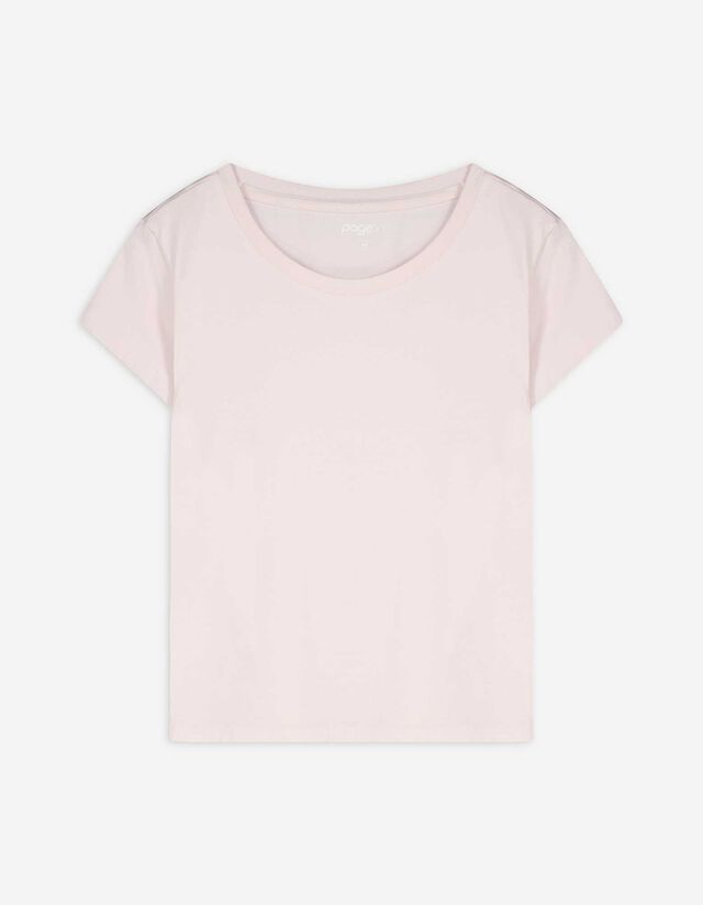 Póló - Pamut - rozsaszin