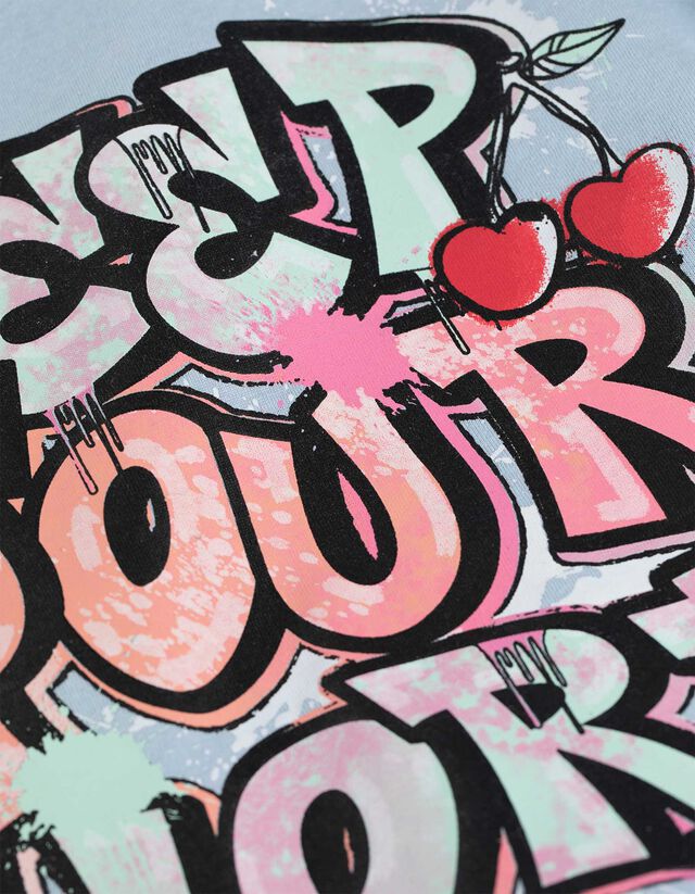 Hosszú ujjú felső - Elülső nyomtatás - pink