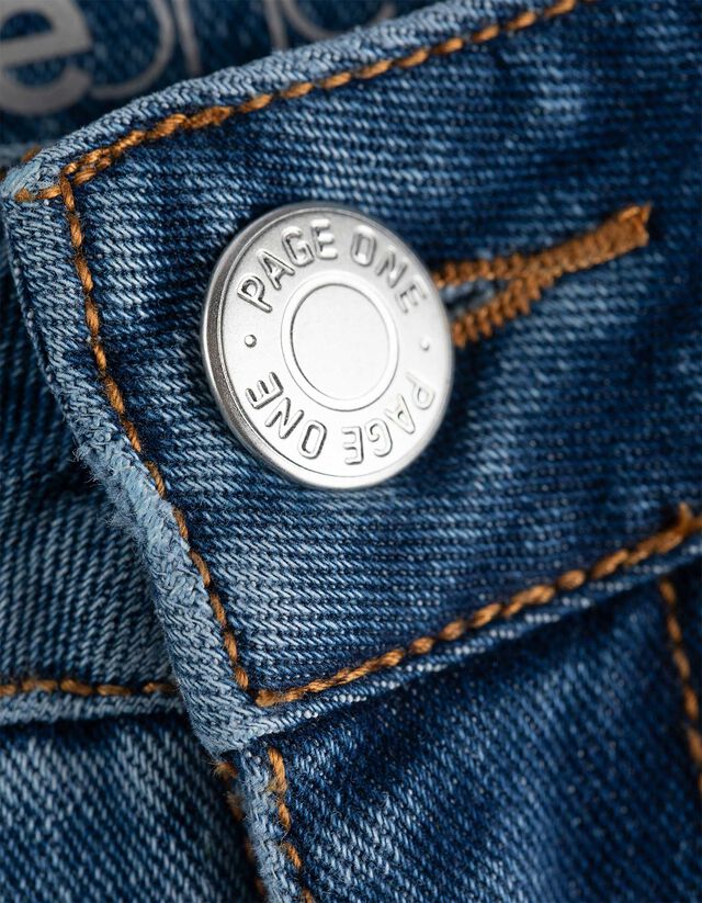 Farmernadrág - Széles fazon - kék