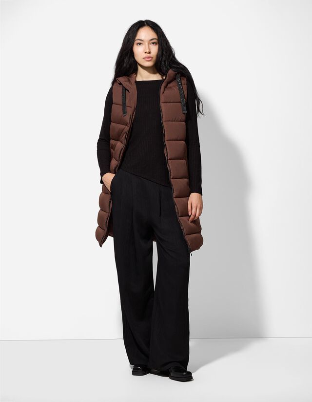 Steppelt mellény - Állítható derék - fekete