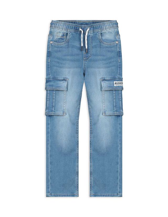 Cargo nadrág - Egyenes fazon - vilagoskek