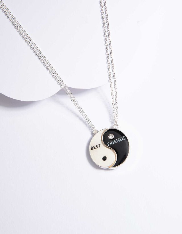 Nyaklánc - 2 db-os csomag - fekete