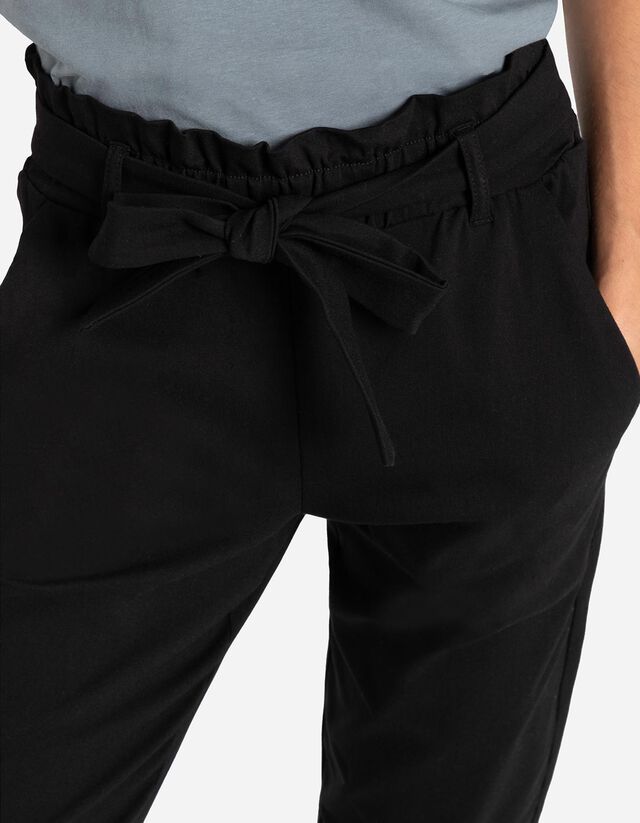 Ráncolt derekú nadrág - világos barna