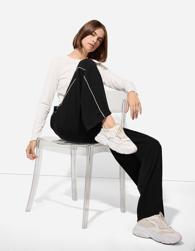 Melegítőnadrág - Széles fazon - zöld