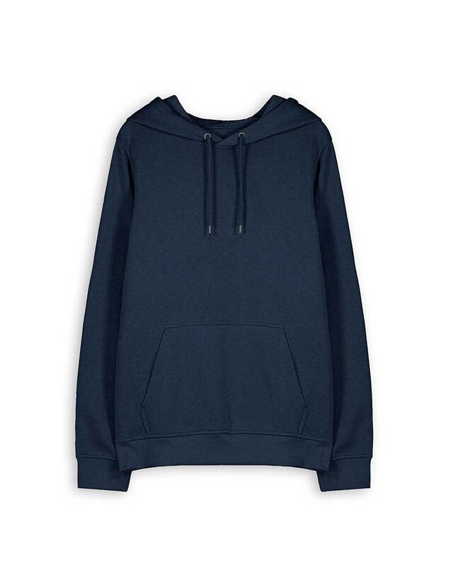 Kapucnis felső - Pamut keverék - sotetkek