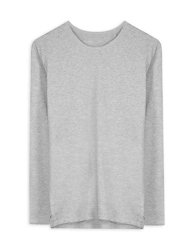 Hosszú ujjú felső - Kerek nyakkivágás - sötétzöld