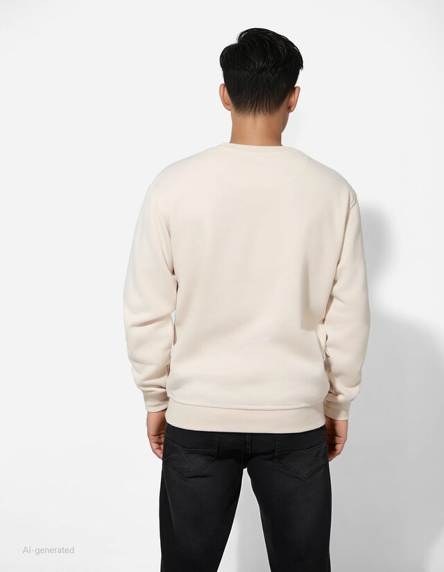 Melegítőfelső - Relax Fit - bézs