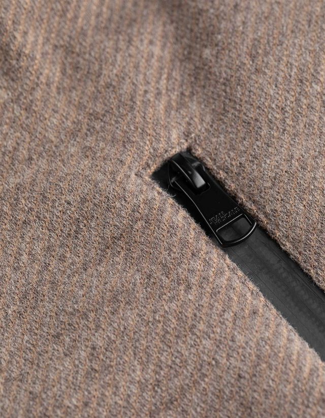 Kabát - Gyapjú megjelenés - barna