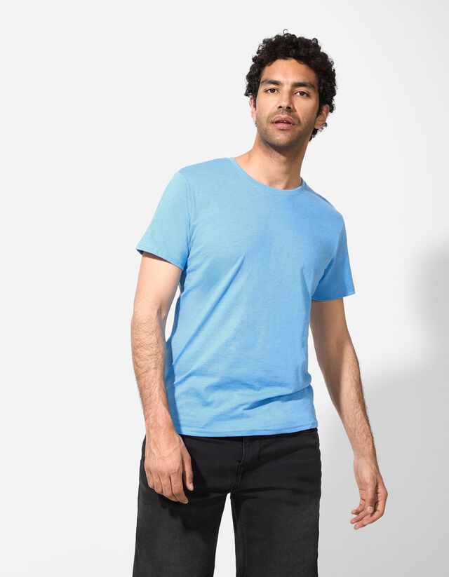 Póló - Melírozott - fekete