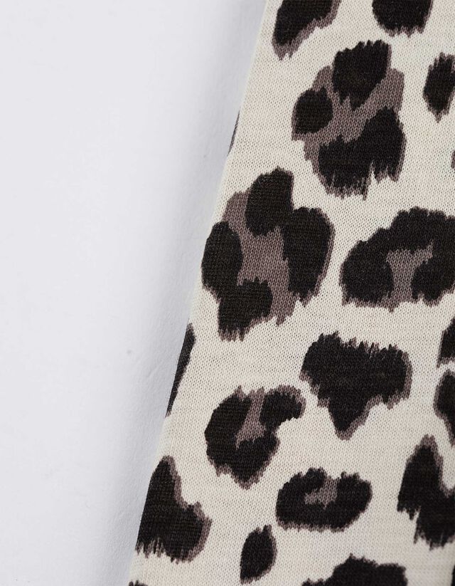 Felsőből és nadrágból álló pizsama szett - Bordázott - bronz