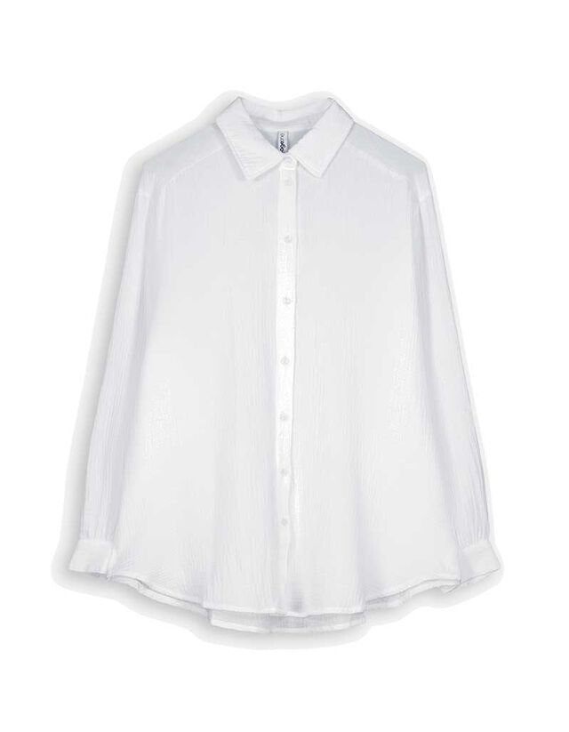 Blúz - Muszlin - vilagos zold