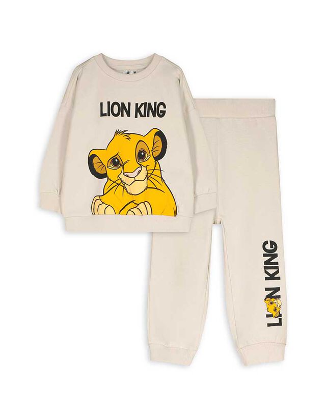 pulóver és melegítőnadrág szett - Oroszlánkirály - feher